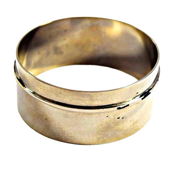 Authentic Vintage Gianni Versace Stainless Steel Rose Motif Bangle - Picture 5 of 6